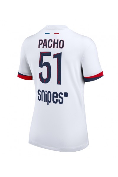 Paris Saint-Germain Willian Pacho #51 Jalkapallovaatteet Naisten Vieraspaita 2025-26 Lyhythihainen Paris Saint-Germain Willian Pacho #51 Jalkapallovaatteet Naisten Vieraspaita 2025-26 Lyhythihainen